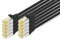 DIGITUS Cable LAN Cat 6A - 3m - 10 Piezas - Cable de red RJ45 - S/FTP Blindado - Compatible con Cat-6 y Cat-7 - Negro