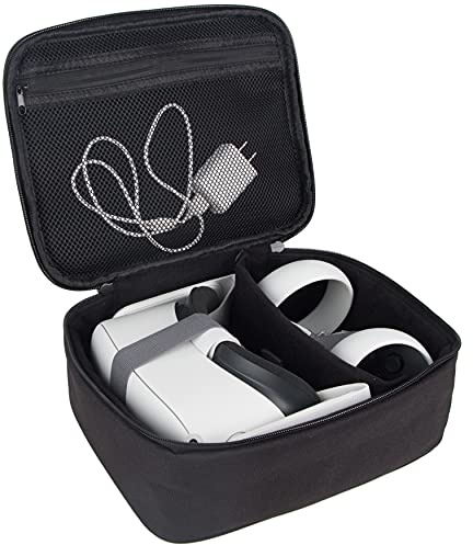 KISLANE Carrying Case Compatible with Oculus Quest 2 VR, All in One Carrying Case for Oculus Quest 2 Headset Fits for Travel, Home, Outdoor(Black)