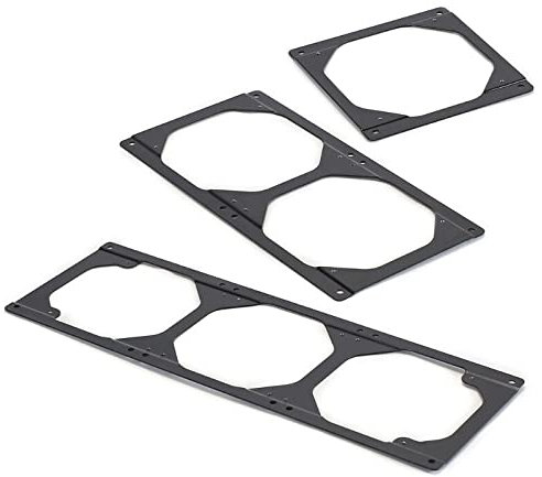 MMLFX 1PC Châssis Refroidir Le Ventilateur de Conversion du Support Adaptateur du Support for Le boîtier Informatique Accessoires 120 à 140/240 à 280/360 à 420 (Blade Color : 3)