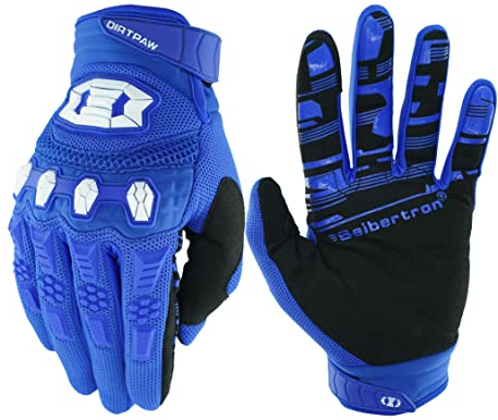 Seibertron Youth Race/Racing Touch Pantalla Guantes de Off-Road Bicicleta BMX MX ATV MTB de la Guantes de Moto Motocrós Riding Exterior Motocicleta Guantes Adecuado Uomini e Donna Blue M