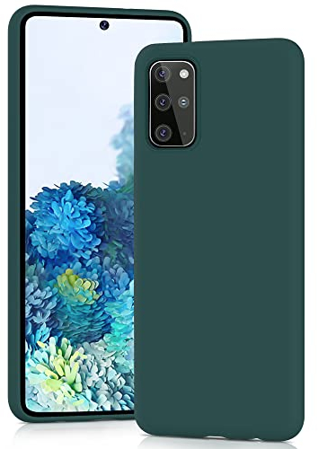 YATWIN für Samsung Galaxy S20 Plus Hülle, Premium Silikon Handyhülle mit Kameraschutz, Seidig-Weicher Berühren Ultra Dünne Stoßfeste Kratzfeste Schutzhülle, Grün