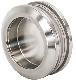 SCHMIDT security tools Muschelgriff Modell B Edelstahl Silber, Schiebetür-Griff, Griffmulde, Muldengriff, Glastürgriff 58 mm rund, Bohrdurchmesser 46 mm auch als Türgriff oder Möbelgriff geeignet
