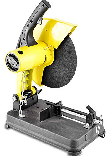 14-Inch Abrasive Metal Cut Off Saw Multi-Material Cut-Off Chop Saw with Carbide-Tipped Metal-Cutting Saw Blade for Woodworking Wood Plastic Metal Cutting