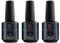 Shayenne 3er Set Unterlack Base Coat 15ml + Top Coat Matte 15 ml + Überlack Top Coat 15ml UV LED Gel ohne Schwitzschicht Set Mäniküre Kit Nagellack Nail Polish