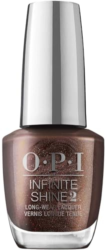 OPI Terribly Nice Christmas Collection – Infinite Shine Nagellack Hot Toddy Naughty – für einen Gel Nägel Look mit bis zu 11 Tagen Halt – mit extra breitem ProWide Pinsel