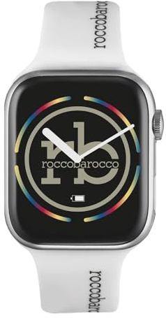 Roccobarock Smartwatch- RB-ONE - RB.SW-1201-02N, Weiß/Silber, one_size