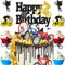 MEZHEN Tortendeko Geburtstag Fahrrad Kuchen Topper Bicycle Geburtstag Kuchendekoration Bike Muffin Deko Torte Happy Birthday Kindergeburtstag Deko 15 Stück