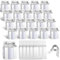 Kosiz 36 Pcs Mug Boxes Sublimation Coffee Mugs Gift Bags with Window Packaging Storage Box for Shipping Selling Mother's Day Graduation Gift Packaging Wrapping(for 15oz Mug,White, Silver)