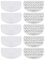 10 PACK Steam Mop Replacement Pads Compatible with Bissell Powerfresh Steam Mop 1940 1806 1544 2075 2685A 2181 2814 Series, Model 1940A 1940W 19405 2075A 2685A 5938, Microfiber Washable, Reusable