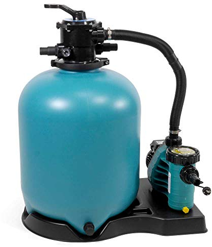 POOL Total Sandfilteranlage Brillant Ø 500 - AquaPlus 11 Timer Edition - Zeitsteuerung - Filterkessel - Selbstansaugende Filterpumpe - 6-Wege Top-Mount Rückspülventil