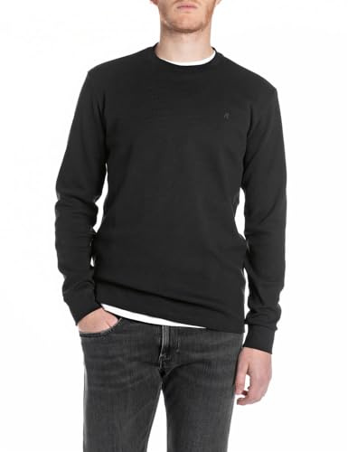Replay Herren Langarmshirt aus Baumwolle