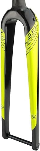 Forcella Ammortizzatore per Bicicletta Forcella per Bici Forcella Rigida in Fibra di Carbonio Completa Forcella per Bici da Strada 700c 1-1/2'' Conica 26'' 27.5'' 29'' Forcella per Mountain Bike MTB