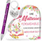 HOWAF Dankeschon Lehrer Geschenke, Dankeschon Herz geformt Acryl Ornamente Lehrer Geschenke fur Lehrer Tag, Anerkennung Geschenke fur Lehrer Ruhestand