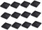TINEASUR 12pièces Plateaux Soucoupes Carrés Lot pour Pots De Fleurs Étanche Et Facile à Nettoyer pour Plantes Intérieures Et Extérieures