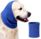 Aomig Cache-Oreilles pour Chien Snood pour Chien Cache Cou Chien, Protection Oreille Chien Cache-Oreilles Chauds pour Animaux de Compagnie, Snood pour Chiens d'hiver Protection Contre Bruit(Bleu-M)