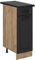 Vicco Meuble Cuisine R-Line, Anthracite Campagne, 30cm, PT Anthracite