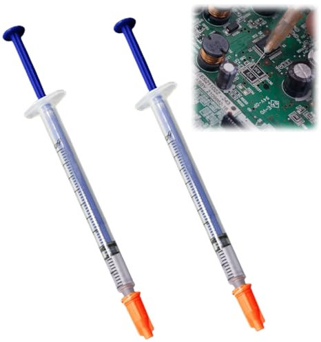 2PCS Electrical Conductive Adhesive Glue,Electro-Conductive Adhesive Glue for Repair,0.2 ML Sil-ver Conduc-tive Wire Glu-e,Sil-ver Conduc-tive Glu-e,Wire Electrically Paste Adhesi-ve