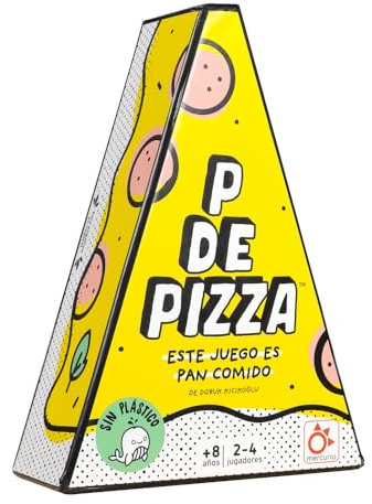 Mercurio - P de Pizza | Juego de Palabras Ágil y Divertido | Ideal para Fiestas y Reuniones | A Partir de 8 Años | para 2 a 4 Jugadores | Tiempo Aproximado 15 Minutos