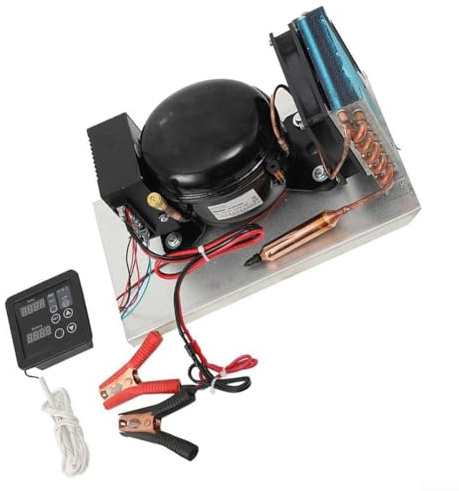 Compresseur de réfrigérateur BD25HC DC double tension 12–24 V avec contrôleur solaire pour systèmes CVC, faible pression arrière et refroidissement naturel