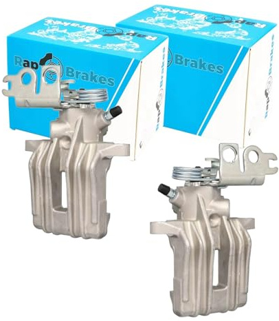 2X RAP Brakes Bremssattel hinten links rechts | R-K0119 + R-K0120 Kompatibel mit Caddy III Großraumlimousine (2KB, 2KJ, 2CB, 2CJ),Caddy III Kasten/großraumlimousine (2KA,