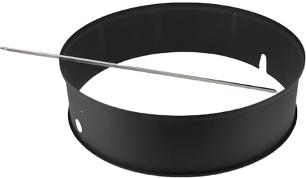 Tnfeeon Rotisserie Grill Kit, Grill Rotisseries 2 Bis 3 U/Min BBQ Kit Charcoal für 22 Zoll Außengrill Campingfahrten Sus Edelstahl Holzkohle BBQ (EU -Stecker 220 V)