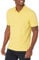 Amazon Essentials Men's Slim-Fit Cotton Pique Polo Shirt, Yellow, L
