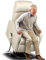 BAKAJI Poltrona Alzapersona Elettrica Motorizzata Reclinabile in Similpelle Ecopelle Con Tasca Porta telecomando Per Anziani e Persone Disabili (Crema)