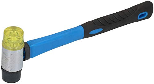 30mm Rubber & Nylon Mallet Fibre Handle Jewellers Hammer Window Glazing