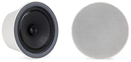 Pareja DE Altavoces Techo con Receptor Bluetooth FONESTAR KS-11B Amplificador Integrado 2 * 5W ENTRADAS AUX/EUROBLOCK Blanco
