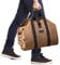 Amagabeli Large Canvas Log Carrier Bag 39”x18” Durable Waterproof Fireplace Log Holder Baskets Log Storage Indoor Wood Baskets for Logs Firewood Basket Outdoor Wood Storage Waxed with Padding Straps