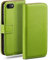 moex Book Case für iPhone SE (2020/2022) Handyhülle mit Kartenfach, Hülle klappbar 360 Grad Schutzhülle, Klapphülle Flip Case Cover, PU Leder Handytasche Lederhülle, Grün