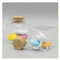 VIRSUS Palucart 48 Barattoli Vetro Bomboniere Battesimo bomboniera Matrimonio Porta Confetti Forma Quadrata 4 x 4 cm con Tappo in Sughero