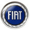 Fiat 21234 Adesivo 3D Ufficiale Logo Blu, Diam. 48 mm