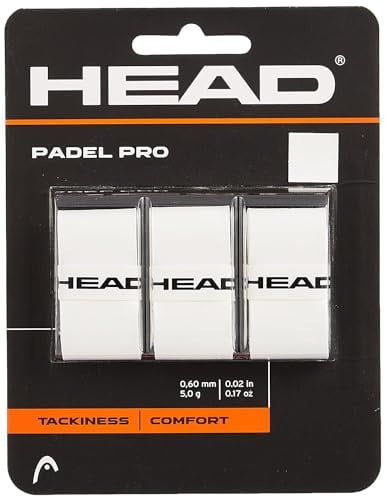HEAD Unisex-Adult Padel Pro Griffband, Weiß, One Size