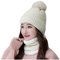 TianWlio Winter Grobstrick Mütze mit Fleecefutter Hut hinzufügen strickend Winter Schal hat Ohrschützer Womens Radfahren warm flockende Baseballmützen Unisex Wintermütze für Damen und Herren Hat
