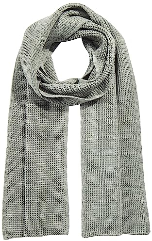 Amazon Essentials Unisex Erwachsene Waffelstrick-Schal, Grau Meliert, Einheitsgröße
