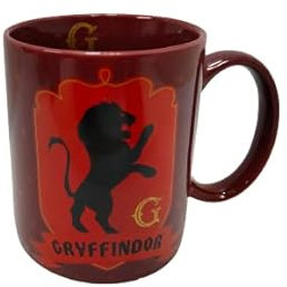 Divas World Harry Potter Hogwarts Mug All House Coffee Tea Ceramic Mug Kitchenware Unique Design Everyday Hot Cold Children Adults Reusable Novelty Gift (Gryffindor Mug)
