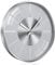 TOKTEKK Wall Clock 30.48cm Silent Non Ticking Clock Modern Wall Clocks Battery Operated for Living Room, Aluminium Round Decorative Clocks for Bedroom Kitchen Office Home Decor(Silver White Scale)