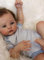 RXDOLL Reborn Baby Puppen Silikon Voll Vinyl Körper Junge 19 Zoll Realistische Neugeborene Baby Puppe Real Life Baby Puppe Anatomisch Korrekte Jungen Waschbar für Kinder Alter 3+