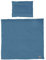 roba Babybettwäsche Seashells Indigo 80 x 80 cm - 2-teiliges Bettwäsche Set für Babys - Bio Baumwolle - GOTS und Oeko-Tex 100 zertifiziert - Blau