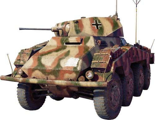 MiniArt 35416 1:35 Sd.Kfz.234/2 m. Luchs Turm m. Inter - originalgetreue Nachbildung, Modellbau, Plastik Bausatz, Basteln, Hobby, Kleben, Modellbausatz, Zusammenbauen, unlackiert