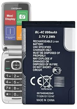 MUKUZI Batteria compatibile con BRONDI Amico Grande 2 LCD & BRONDI e BRONDI Amico Grande (ricambio per BL-4C)