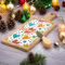 Doni Bomboniere 1 pz Tagliere o Sottopentola in Legno con Doppia Mattonella Fantasia Cuori Regalo per la Casa Utile Economico Legno Idea Regalo Amici Speciali Mamma Donna Lui Lei Economico Originali