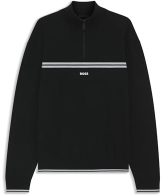 BOSS Men's K_Zone Qz Knitted_Sweater