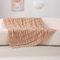 Wajade Kuscheldecke Flauschig Wohndecke kuschelig Strickdecke Gestrickte Überwurfdecke Knit Decke Winter Warme Decke für Wohnzimmer Sofa Couch(Khaki 130 * 170)