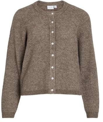 Vila Damen Vilory O-Neck L/S Knit Cardigan- Vilory O-Neck L/S Knit Cardigan-Noos (1er Pack)