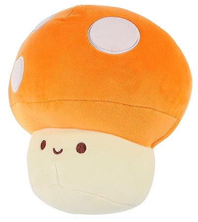 Abaodam Kuscheliger Plüsch-Mushroom-Pendant Kissen Fluffy Farbenfrohe Dekoration Für Zuhause Warm Und Gemütlich Zum Umarmen