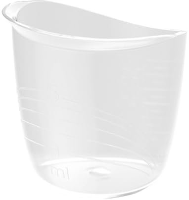 Primera taza de recolección de leche - Copa de enfermería de 35 ml, escamas de medición claras | Copa de lactancia angulada para recién nacidos, alimentador de suplementos infantiles, bordes blandos p