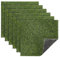 FINGERINSPIRE 6Pcs Tapis de Gazon Artificiel Carré 31x30.5cm Faux Gazon en Plastique Carreaux de Prairies Synthétique Vert pour Jardin Tapis Prairie Réaliste Faux Prairies pour Chiens Patio Intérieur