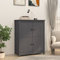 Fasba Sideboard Schrank Anrichte Beistellschrank Kommode Mehrzweckschrank Standschrank Wohnzimmerschrank Grau 83x41,5x100cm Massivholz Kiefer